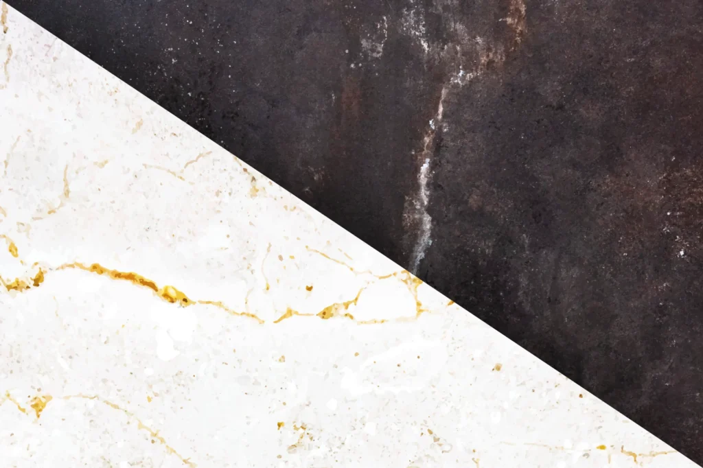 Quartz vs Marble for Waterfall Countertops