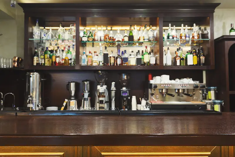 bar cabinet installation