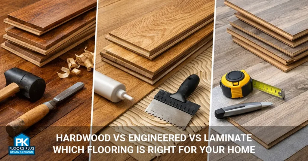 Hardwood vs Engineered vs Laminate