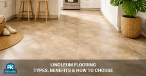 Linoleum flooring