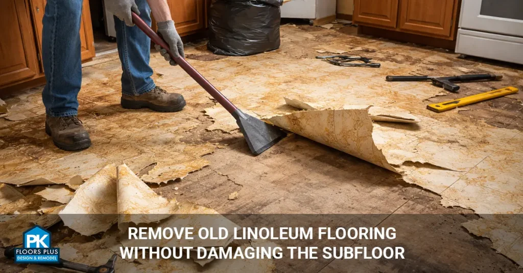 Remove Old Linoleum Flooring