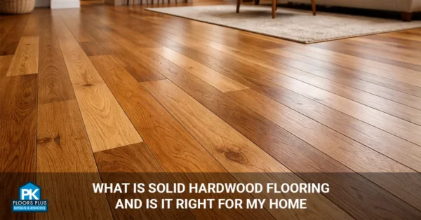 Solid hardwood flooring
