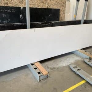 White Cambria Minimal Light Grey Veins 3CM 120x28