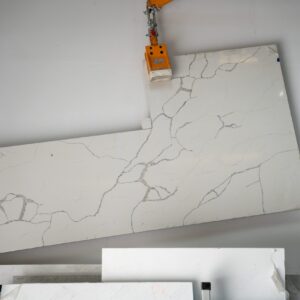 White Quarts Grey Veins 3CM 126x36